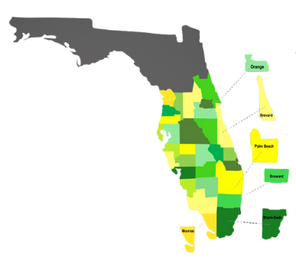 Map of Areas We Serve